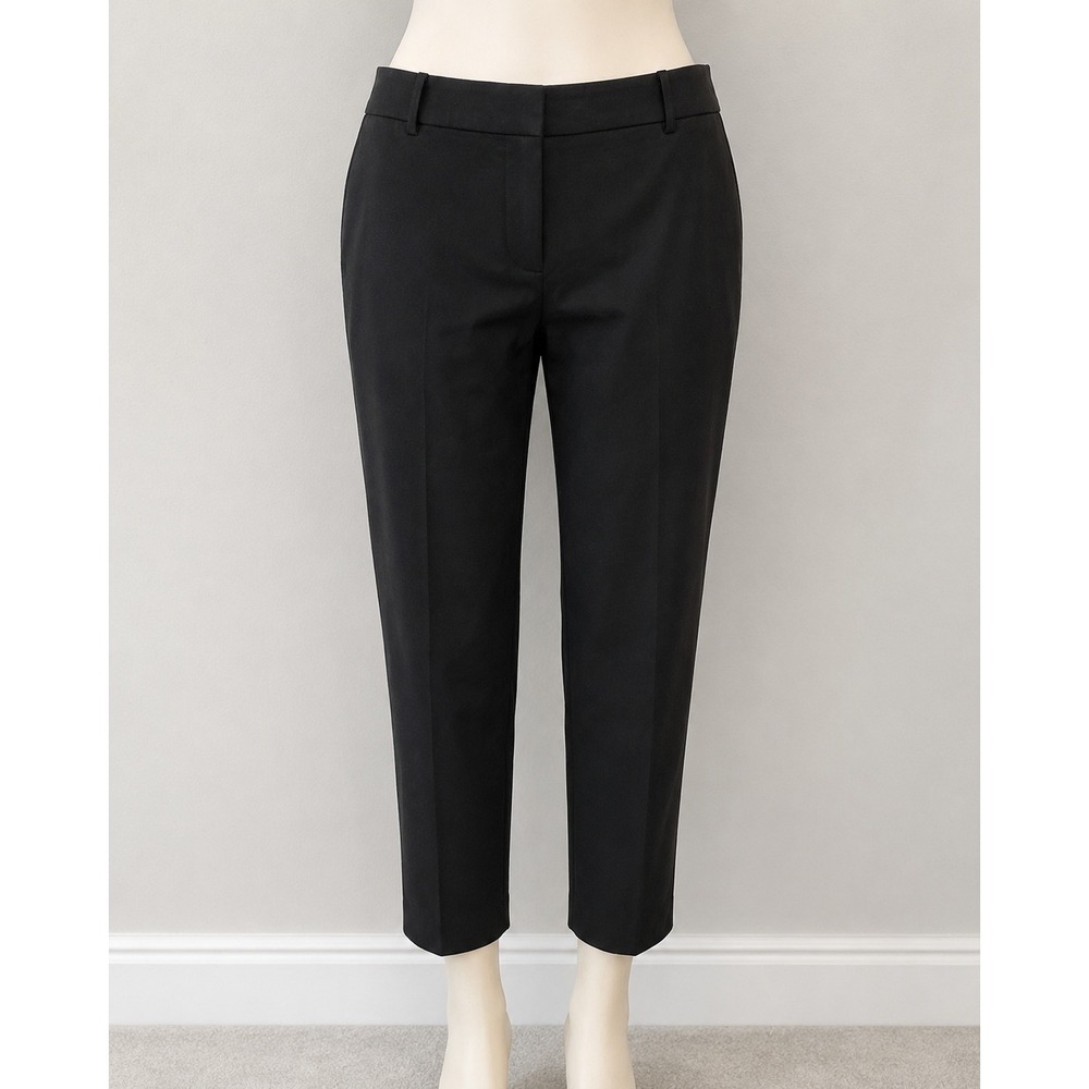 J.Crew Ruby Crop Pant Black Tailored Trousers Size 16